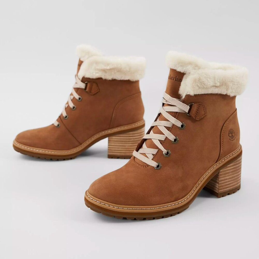 Timberland Sienna High Shearling Waterproof Boots, Size 7